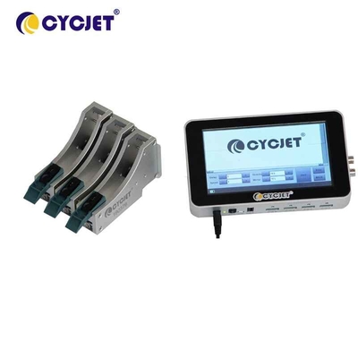 3대 머리들 뱃치 암호화 잉크젯 프린터 37 밀리미터 높이 CYCJET 고해상도 잉크젯 프린터